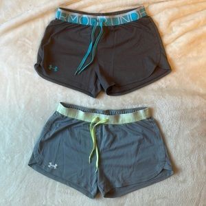 Bundle two Under Armour shorts